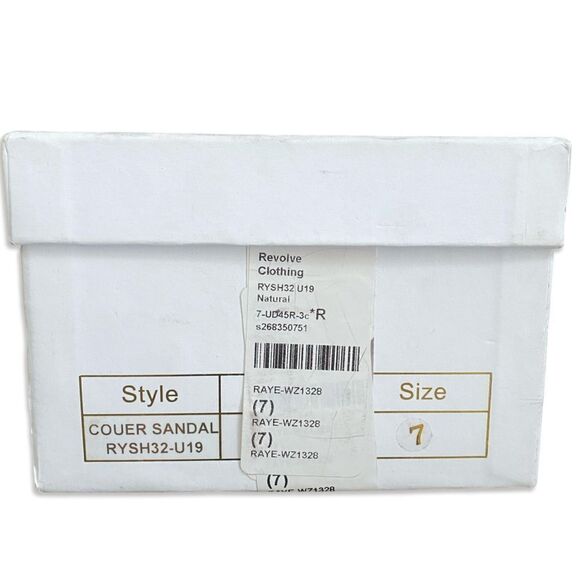 Raye Couer Sandals in Natural tan slides shoes Revolve Sz 7 - Picture 8 of 11